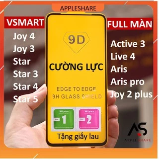 Kính cường lực Vsmart Full Màn Live 4/ Joy 4/ Joy 3/ Active 3/ Star 3/ Star 4/ Star 5/ Aris/ Aris pro/ Joy 2 plus/ Star