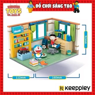 Xếp hình KEEPLEY Căn phòng học của Doraemon và Nobita - Đồ Chơi Lắp Ghép Sáng Tạo - Keepley K20401 K20402