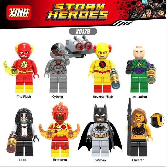 Đồ chơi lắp ráp minifigure các nhân vật siêu anh hùng DC X0178