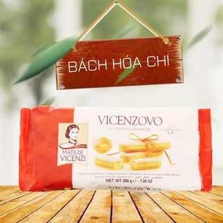 Bánh Ladyfingers nguyên gốc Ý Matilde Vicenzi Vicenzovo gói 200g