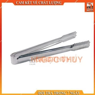 Kẹp gắp đá inox răng cưa