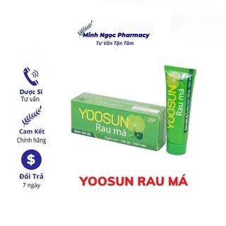 Kem hỗ trợ giảm mụn Yoosun Rau Má 25g