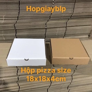 COMBO 50 HỘP ĐỰNG BÁNH PIZZA SIZE 18X18X4CM