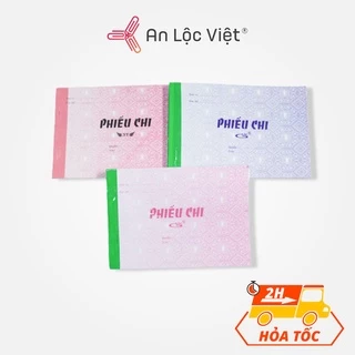 Phiếu chi khổ 13x19cm 1 liên (100 tờ), Phiếu chi 2 liên 13x19cm (50 bộ=100 tờ) - Phiếu chi 3 liên 13x19cm (50 bộ=100 tờ)