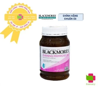 Tinh dầu Hoa anh thảo Blackmores Evening Primrose Oil, Úc (190 viên) giúp làm đẹp da tóc, cân bằng nội tiết, giảm mụn