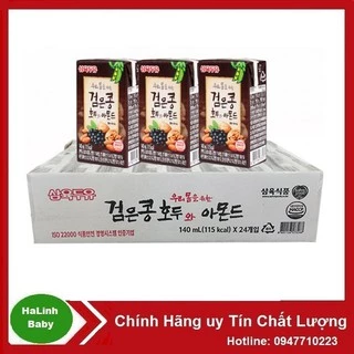 Sữa Óc chó hạnh nhân đỗ đen Hộp 140ml -190ml thùng 24 hộp [HSD 2025]