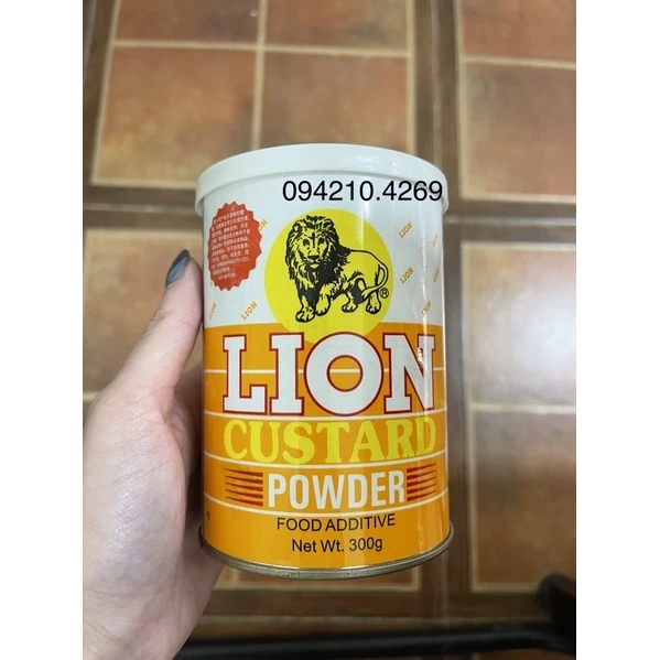 Bột Sư tử LION lon 300g Hàng CHUẨN XỊN dùng trong chế biến- BAO BÌ MỚI