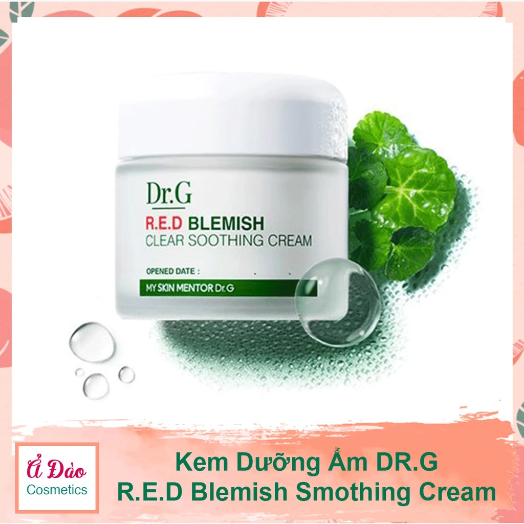 [HÀNG CHÍNH HÃNG, CÓ BILL] Kem Dưỡng Ẩm DRG Red Blemish Smothing Cream Dành Cho Da Nhạy Cảm 70ml