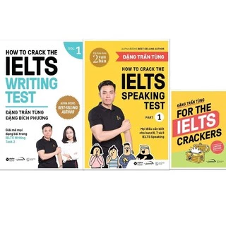 Sách - Combo How To Crack The Ielts Speaking + Writing Test - Vol1 (Bộ 2 Cuốn) AlphaBooks