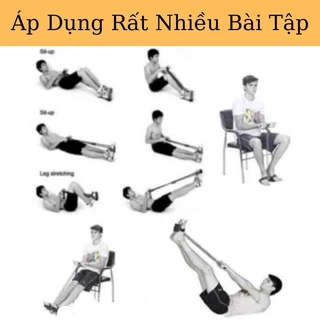 Dụng cụ tập gym giảm mỡ bụng thiết bị thể dục tại nhà dây kéo tummy trimmer