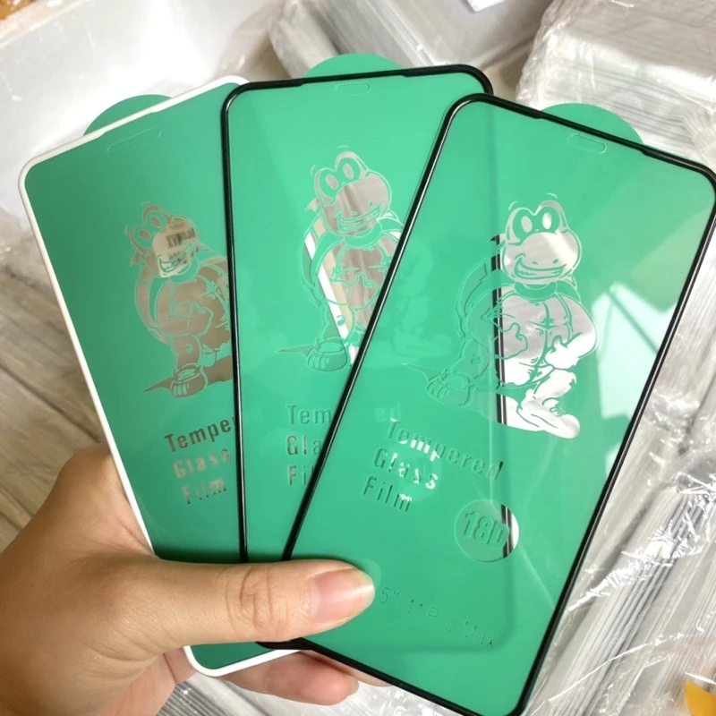 Kính cường lực iphone chống vỡ viền 18D cho ip 6/7/8/…X/Xsmax/11/11Pro/11Promax/12/13/12proMax/13ProMax – Panda Case
