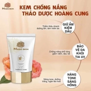 [ CHÍNH HÃNG ] KEM CHỐNG NẮNG THẢO DƯỢC MAGIC SKIN 50G