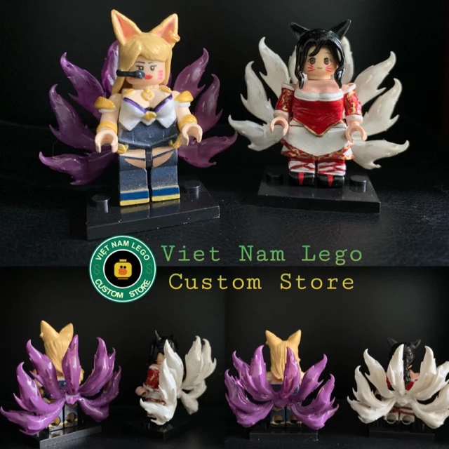 Phụ kiện minifigures : Custom minifigures đuôi Ahri