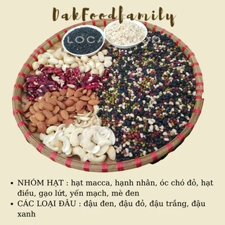 Bột ngũ cốc 11 loại đậu hạt cao cấp Dakfoodfamily, không đậu nành