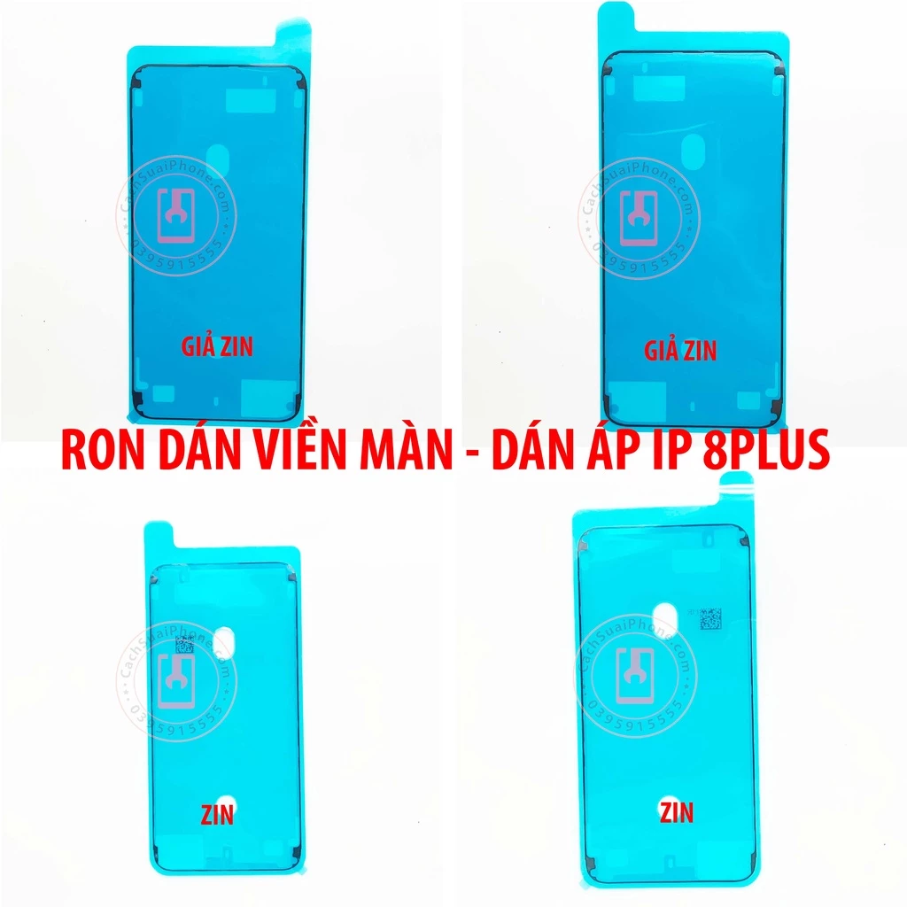 Ron Áp 8 Plus Ron Dán Viền Màn Hình tương thích điện thoại 8 Plus Táo