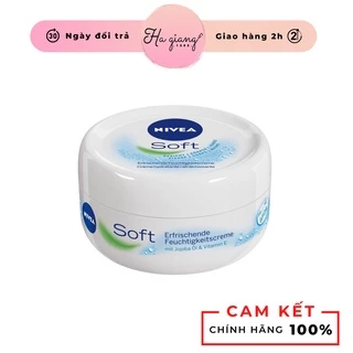 Kem dưỡng ẩm mềm mịn Nivea Soft 200ml cho mặt và toàn thân