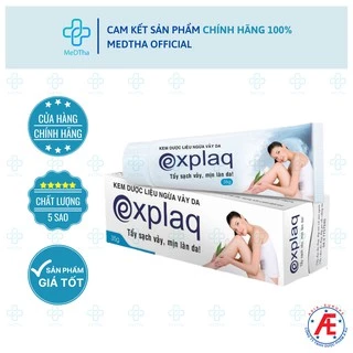 EXPLAQ - Kem Bôi Thảo Dược Hỗ trợ Vảy Nến, Á Sừng, Eczema, Dưỡng Da, Sạch Tế Bào Chết, Vảy Da (Tuýp 35g) [Chính Hãng]