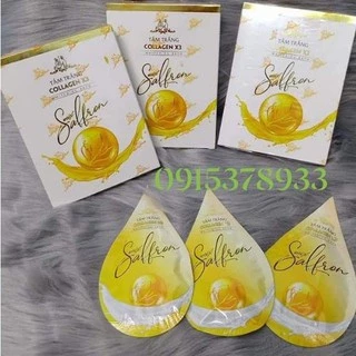 [CHÍNH HÃNG] TẮM TRẮNG COLLAGEN X3 MIX SAFFRON ( HỘP 3 GÓI Ủ )