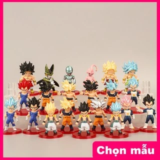6-7cm Lẻ Mô hình nhân vật 7 viên ngọc rồng Dragon Ball Son Goku bộ sưu tập M
