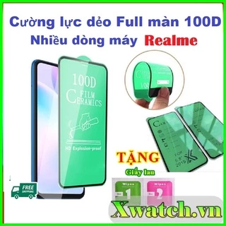 Cường lực dẻo Full màn 100D Realme Q3 pro  GT Neo 2 Realme 8 pro C35  Realme 9 pro GT Neo Nazro 50i  Nazro 50A prime