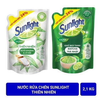 Nước rửa chén Sunlight bịch 2.1kg