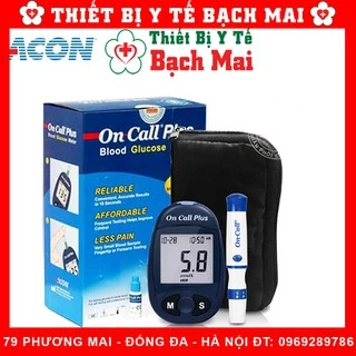 Máy Đo Đường Huyết On Call Plus Mỹ + [Tặng Hộp Que Thử 25 Test]