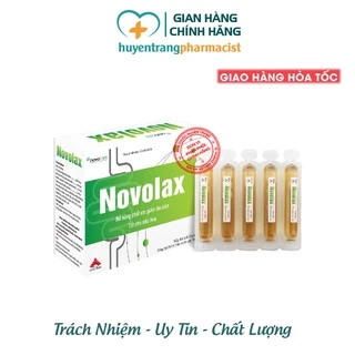 Novolax bổ sung chất xơ hòa tan, giảm táo bón, tốt cho tiêu hoá (hộp 20 ống)