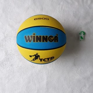 quả bóng rổ số 5 WINNER cao su thiên nhiên (tặng kèm kim túi+đôi tất) nhiều mầu