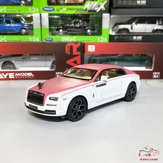 Mô hình xe kim loại Rolls Royce Wraith tỉ lệ 1:22 hãng Jiaye có 3 màu