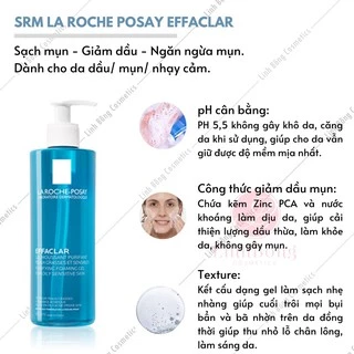 SỮA RỬA MẶT LA ROCHE - POSAY CHO DA DẦU-MỤN