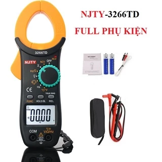 Ampe kìm kẹp dòng NJTY 3266TD đo tụ điện nhiệt độ đồng hồ vạn năng