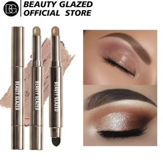 BEAUTY GLAZED Đẹp KÍNH 10 Màu Sắc Làm Đẹp Highlighter Phấn Mắt Bút Chì Làm Đẹp Shimmer Chống Thấm Nước Phấn Mắt Dính Bút Chì Trang Điểm