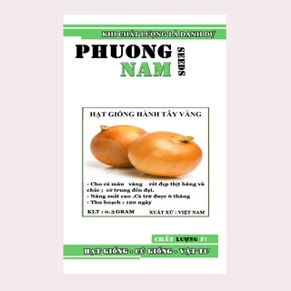 0,3 GR - HẠT GIỐNG HÀNH TÂY VÀNG