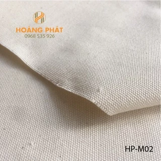 Vải bố mộc vân điểm Hoàng Phát mã vải HP-M02 làm phông chụp ảnh, may túi vải bố giá rẻ khổ 1m*1m7