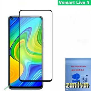 Kính Cường Lực Full màn Full keo Vsmart Live 4