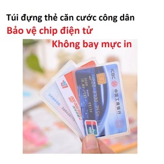 Túi đựng thẻ căn cước công dân - Bảo vệ chip điện tử - Không bay mực in - Set 5 cái