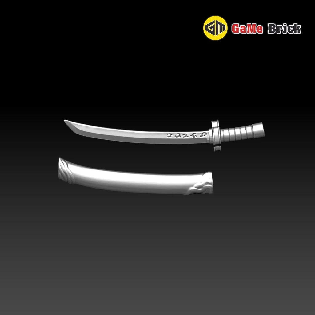 Phụ kiện mô hình - Kiếm Katana v3