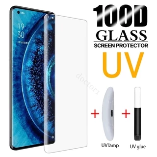 Kính Cường Lực UV Cho OPPO Find X7 Ultra X6 X5 X3 X2 Pro Reno 12 11 10 8T 9 6 5 4 Reno12 Reno11 Reno10 Reno9 Reno8 T Reno6 Reno5 Reno4 Pro+ Plus 5G 4G 2024