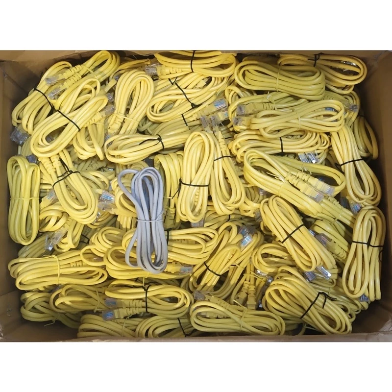 Cáp mạng, dây mạng, dây LAN  1.5M đúc 2 đầu, cat 5e