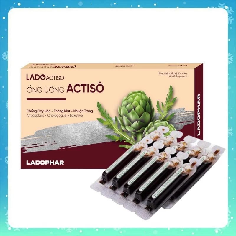 ỐNG UỐNG ACTISO công ty dược LADOPHAR