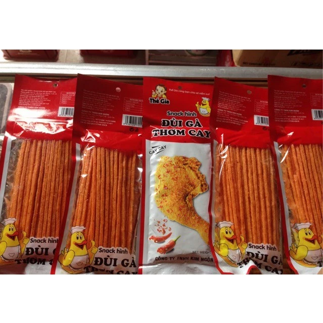 snack đùi gà (ăn vặt cổng trường) bịch 30 gói