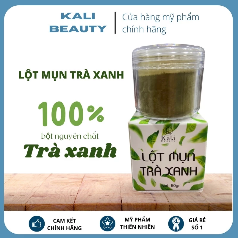 Lột Mụn Trà Xanh ( SIZE LỚN 50g) Đánh Bay Mụn Cám ,Mụn Đầu Đen ,Tẩy Tế Bào Chết Bao_Hiệu_Quả