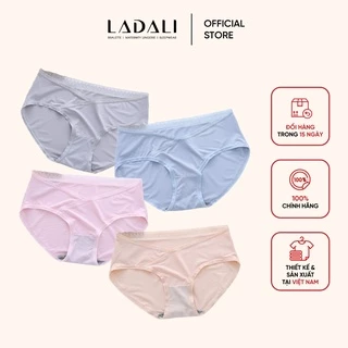 Quần Lót Bầu Sau Sinh Cotton Cạp Chéo Kháng Khuẩn Thông Hơi Co Giãn Tốt - Hàng Cao Cấp Ladali