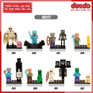 Minifigures các nhân vật Minecraft - Đồ chơi Lắp ghép Xếp hình Mini Mô hình XINH X0127