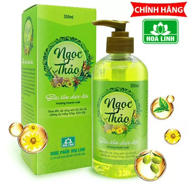 Sữa tắm dược liệu Ngọc Thảo - Dược phẩm Hoa Linh