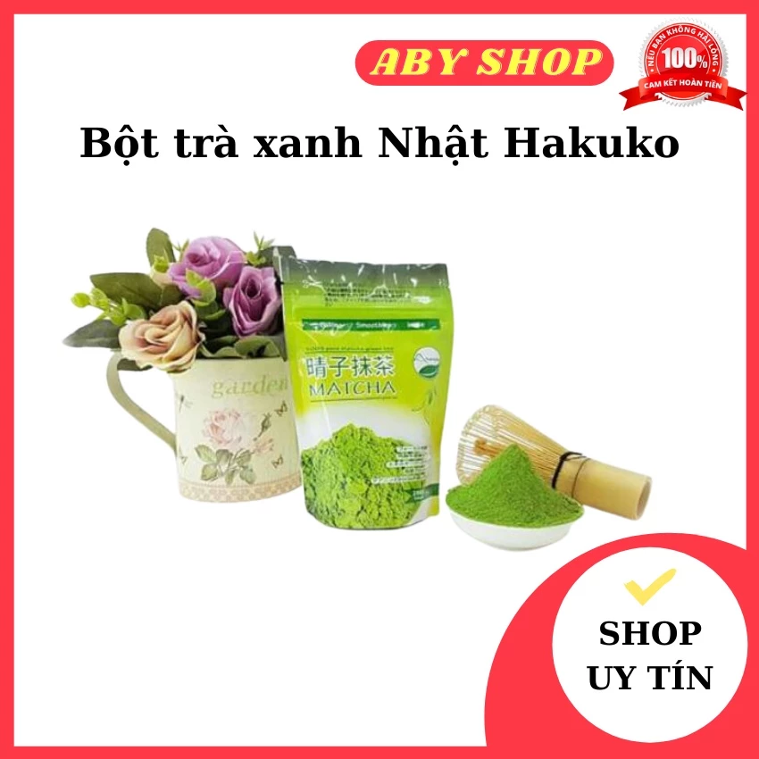 Bột trà xanh nhật haruko 50g ⚡ CHẤT LƯỢNG CAO ⚡ bột trà xanh dùng làm bánh, pha chế, làm đẹp