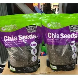 Hạt chia úc organic đáy trắng  (chia seeds)gói 1kg