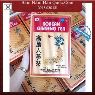 [HÀNG MỚI VỀ] Trà Hồng Sâm Hàn Quốc, Hộp 100 gói