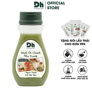 Muối ớt chanh Nha Trang Dh Foods nước chấm hải sản vị cay thơm chua mát 120/200gr