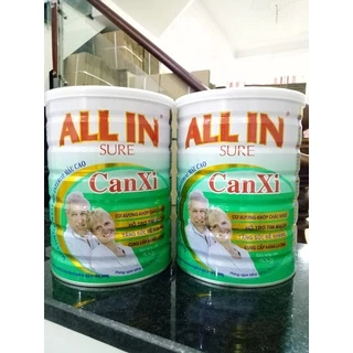 [Combo 2 lon] Sữa canxi 900g - Sữa canxi người già All In Sure Canxi lon 900g - Tốt cho tim mạch, ngừa loãng xương